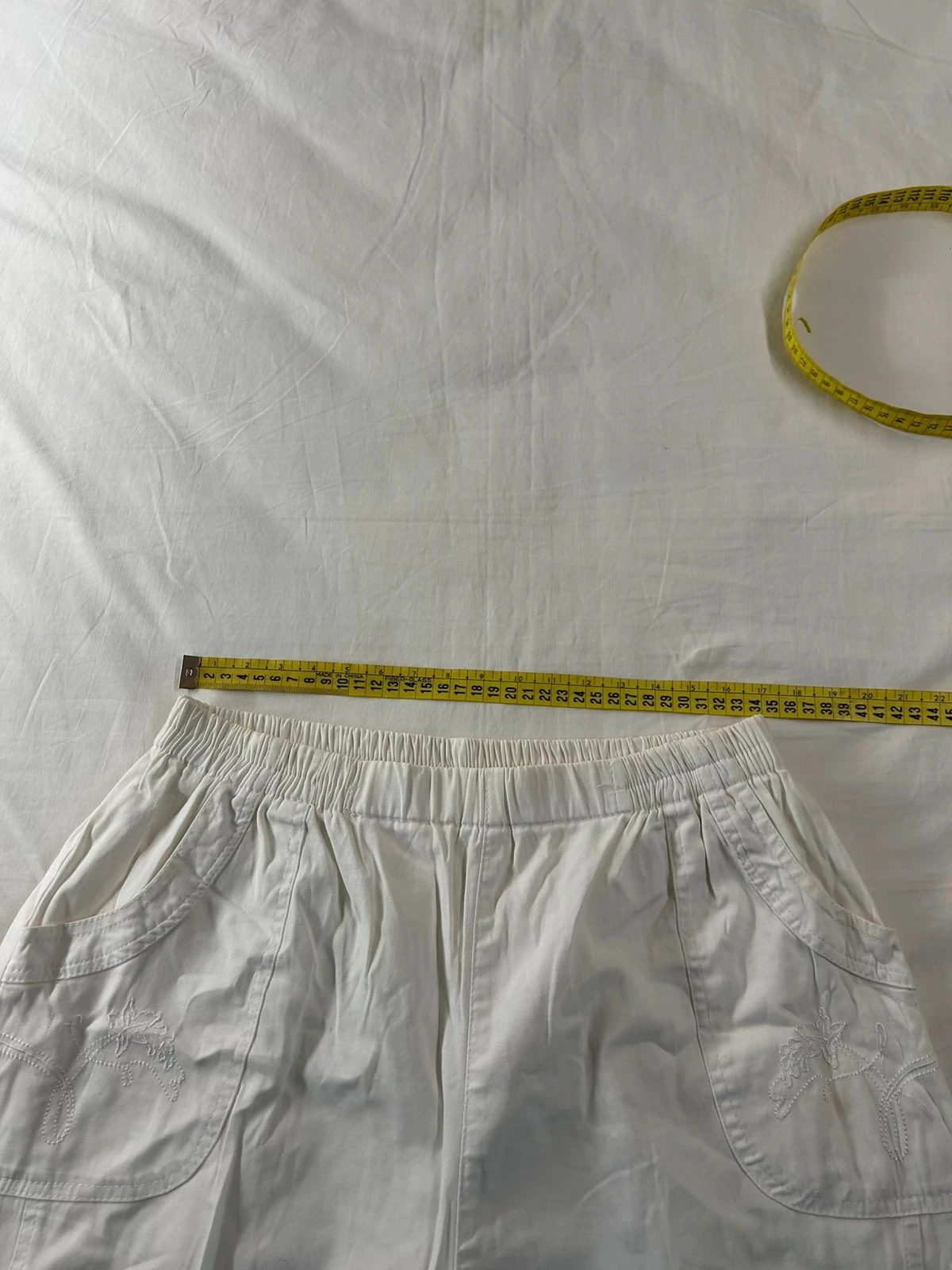 Calça branca de algodão vintage – photo 7